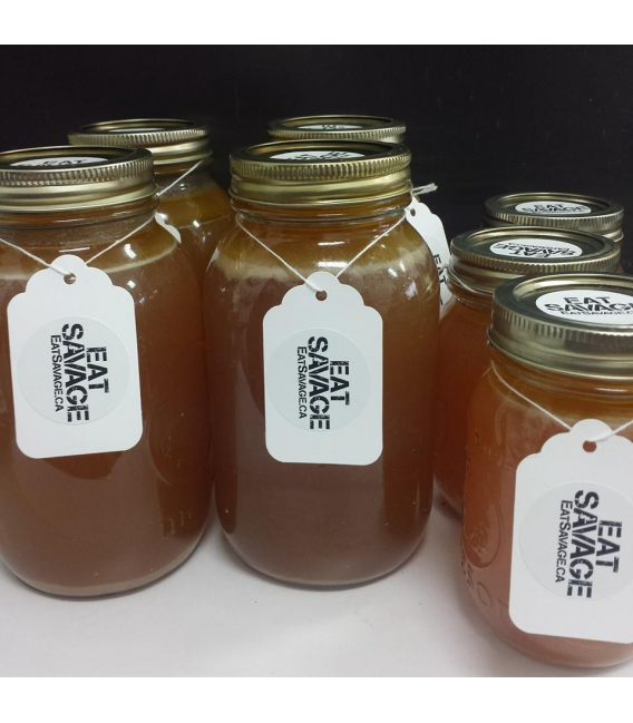1 litre Bone Broth - Organic Chicken Bones & Organic Veggies