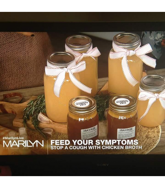 organic chicken bone broth as featured on The Marilyn Denis Show