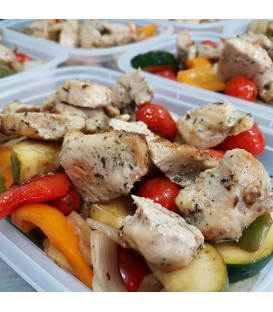 Bone Broth Diet Meal of the Week - Deconstructed Chicken Kabobs